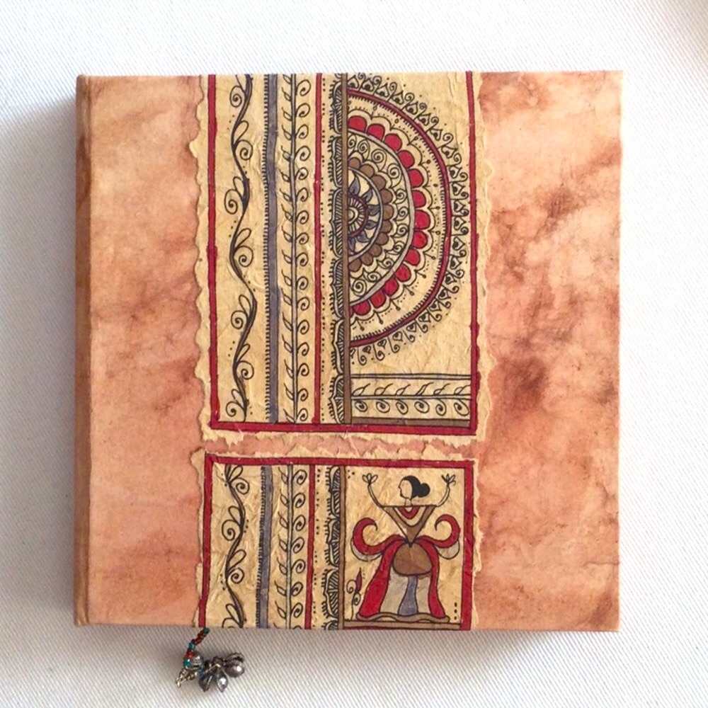 Handmade Artisan Journal from the Rajasthan Red Collection